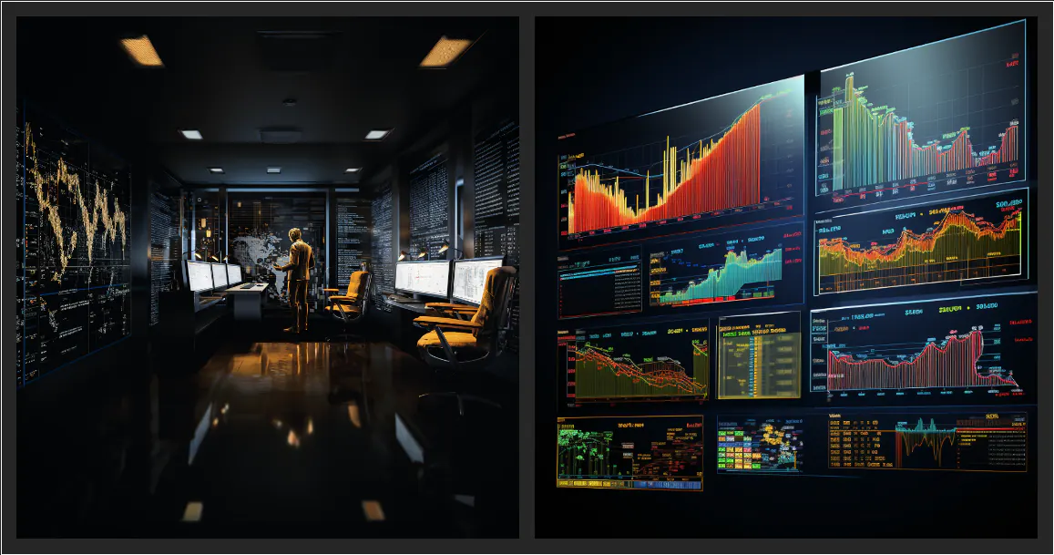 Visualisierung von KI-gestützten Trading-Algorithmen